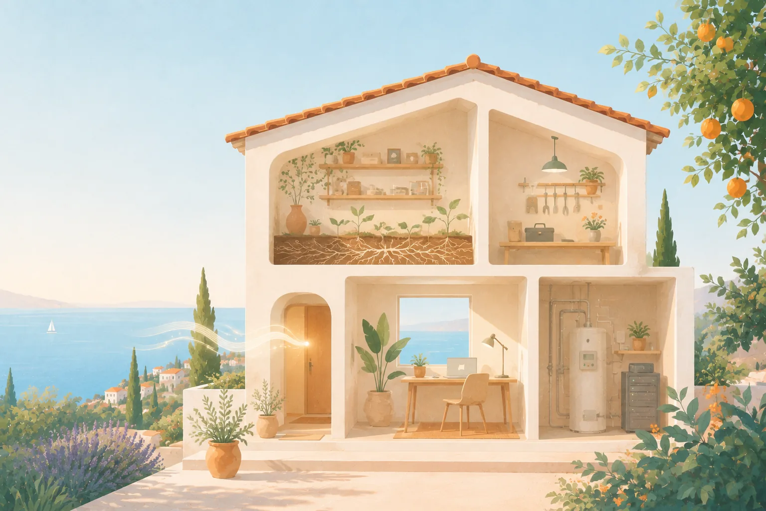 LifeOS AI house, deployed and ready to work